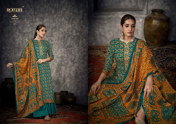 Romani Afreen Winter Wear Wholesale Pashmina Dress Collection
